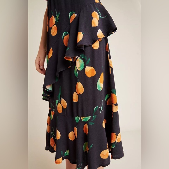 EUC Anthropologie | Just Orchard Ruffled Dress - Picture 3 of 7